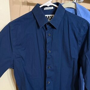 Express Navy Dress Shirt